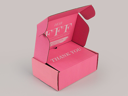 Wholesale pink Corrugated Mailer Box